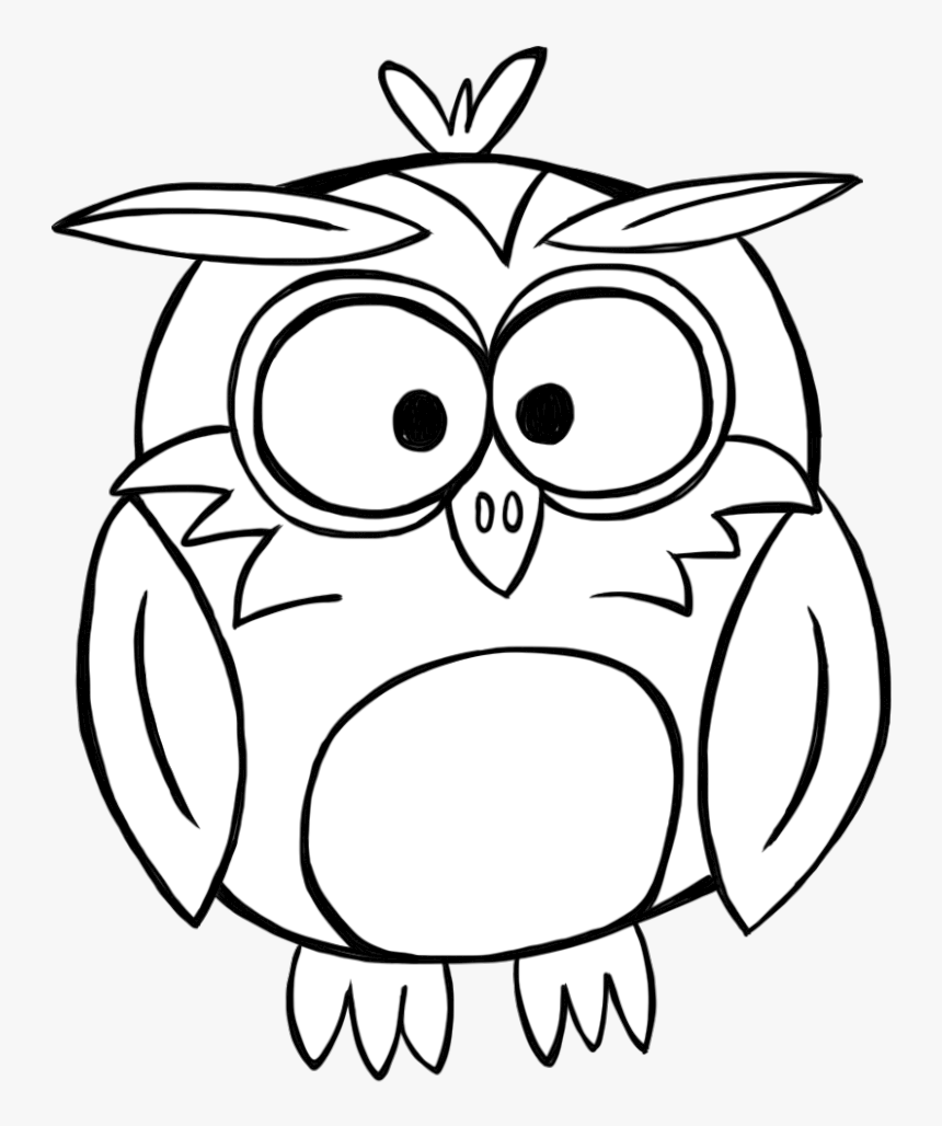 Clip Freeuse Huge Freebie Download For Cute Owl- - Clip Art Owl Cute Black And White, HD Png Download, Free Download
