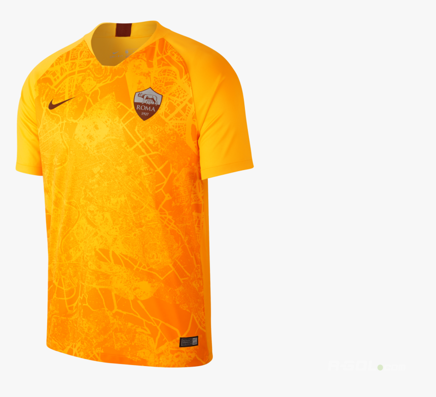 T Shirt Nike Roma 2018/19 Breathe Stadium Third, HD Png Download, Free Download