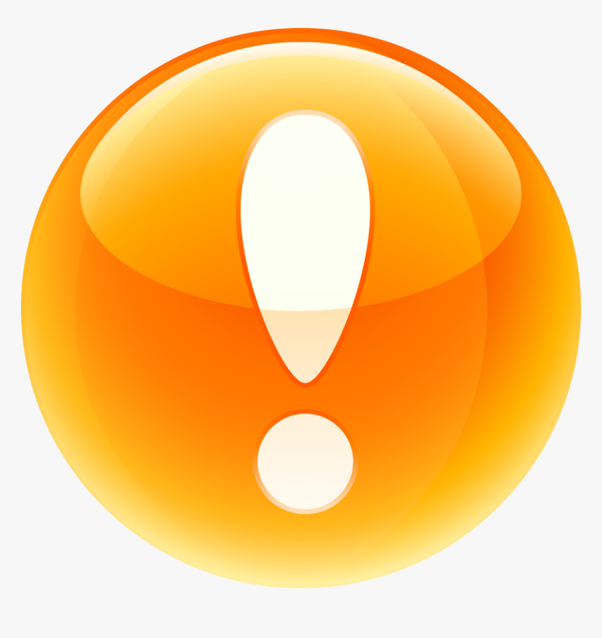 Transparent Exclamation Point Png - Orange Exclamation Point Png, Png Download, Free Download