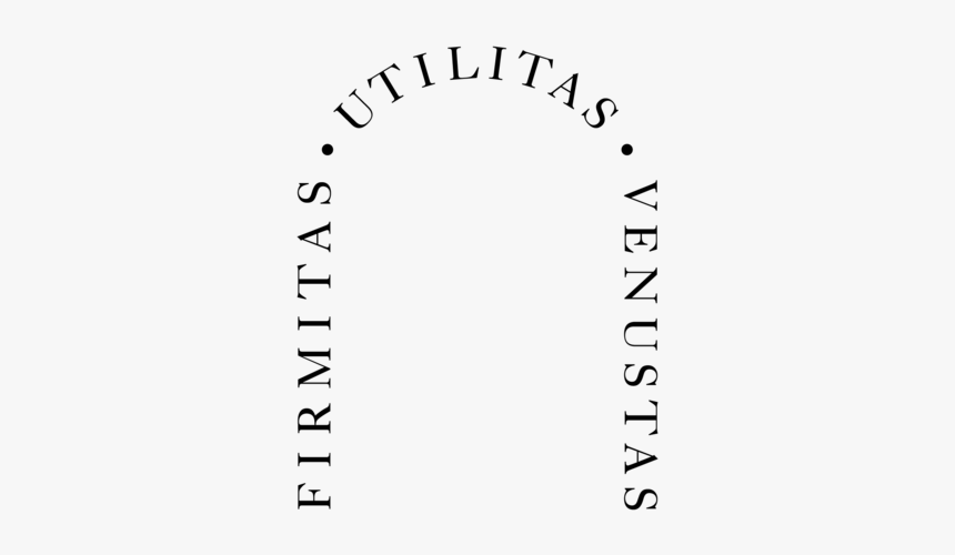 Nimu Roma Arch Triad Firmitas Utilitas Venustas - Sleeve, HD Png Download, Free Download