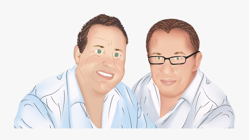 The Two Guys Foods Group Iconic Painting Of Scott Stark - Cartoon, HD Png Download, Free Download