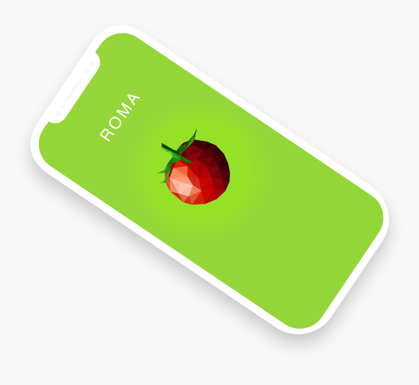 Smartphone With Pleroma Logo On Screen - Apple, HD Png Download, Free Download