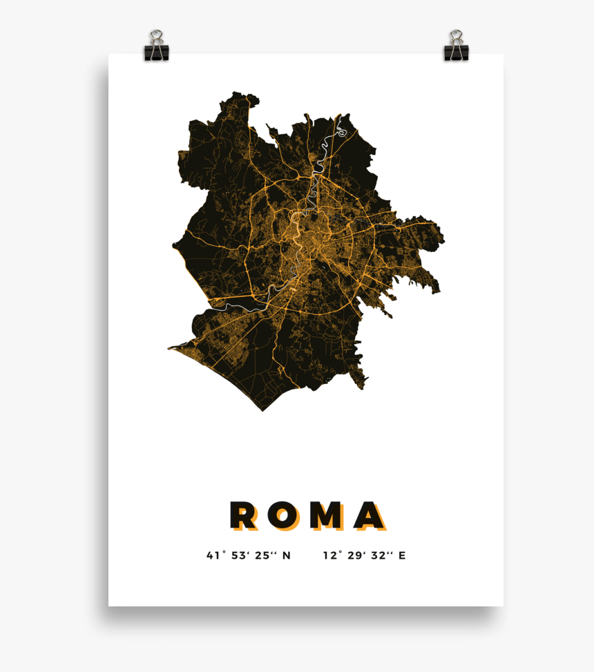 Rome Map Png, Transparent Png, Free Download