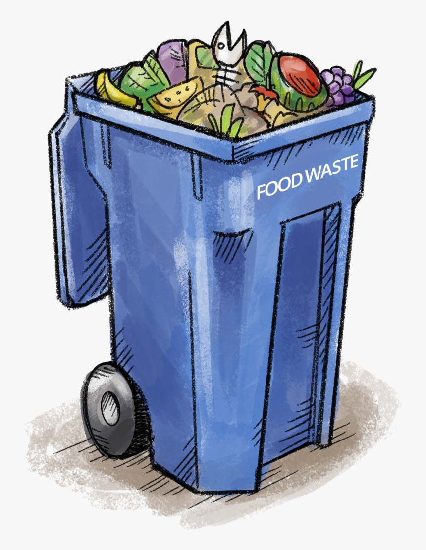 Food Waste Bin - Food Waste Bin Png, Transparent Png, Free Download