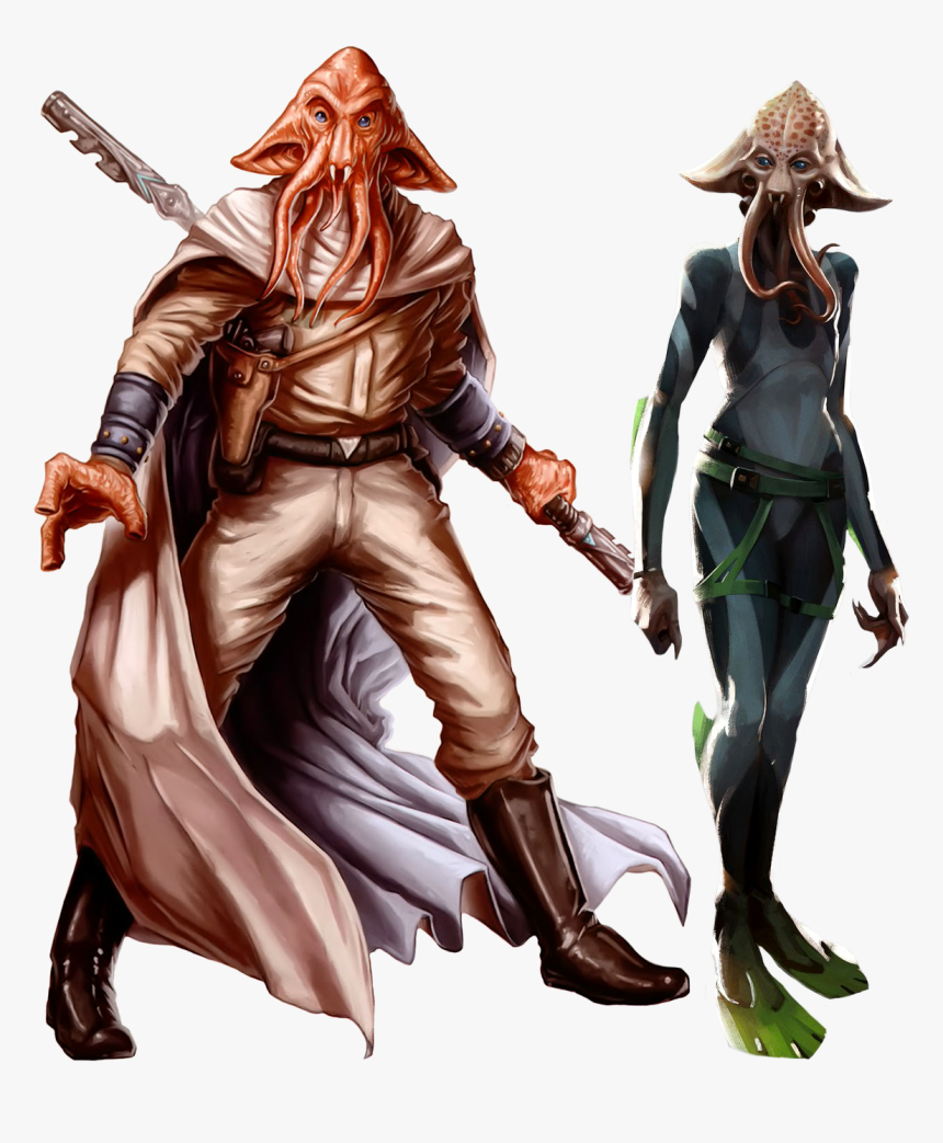 Premium Eras Legends - Star Wars Quarren Female, HD Png Download, Free Download