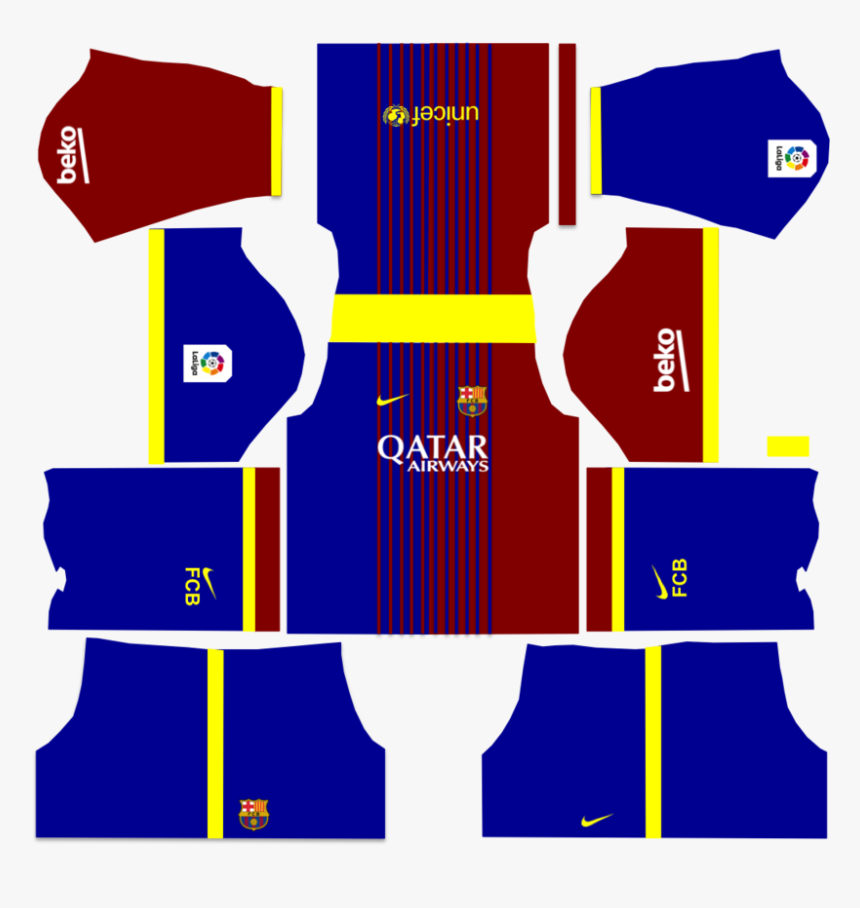 Transparent Fcb Logo Png - Kit Dream League Soccer 2018 Barcelona Jersey, Png Download, Free Download