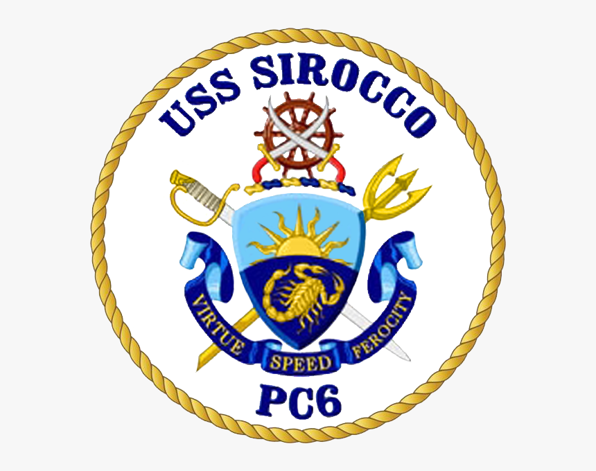 Uss Sirocco Pc-6 Crest - Uss Carl Vinson Crest, HD Png Download, Free Download