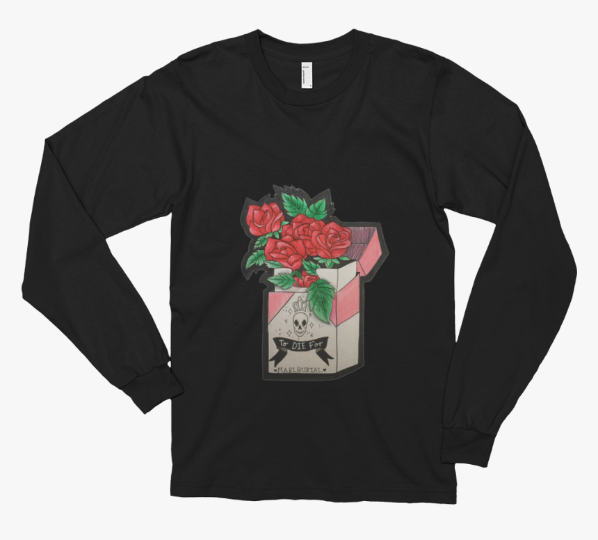 To Die For Cigarette Box Long Sleeve - T-shirt, HD Png Download, Free Download
