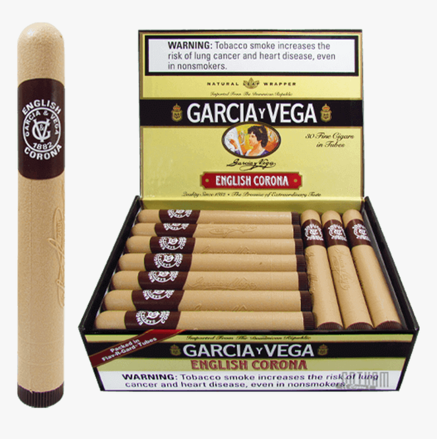 Garcia Y Vega English Corona Box - Garcia Y Vega English Corona, HD Png Download, Free Download