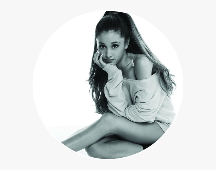 Transparent Ariana Grande Png - Ariana Grande A4 Black And White, Png Download, Free Download