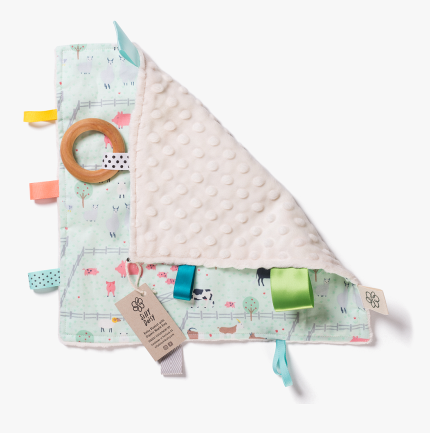 Binky Blanket With Organic Maple Ring"
 Class="lazyload - Patchwork, HD Png Download, Free Download