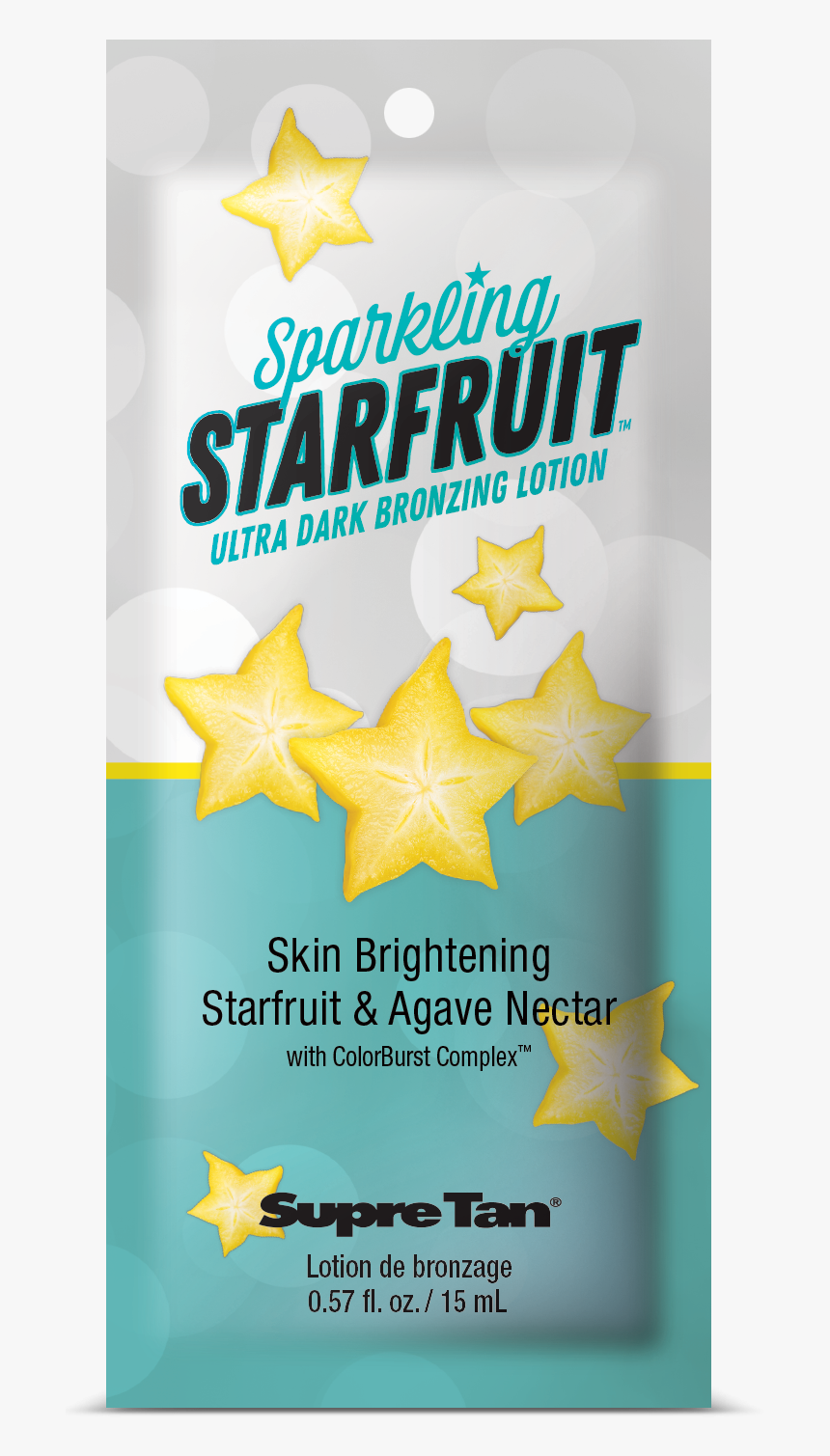 Sparkling Starfruit Natural Bronzer Pkt- Buy 7 Packets - Supre Tan, HD Png Download, Free Download