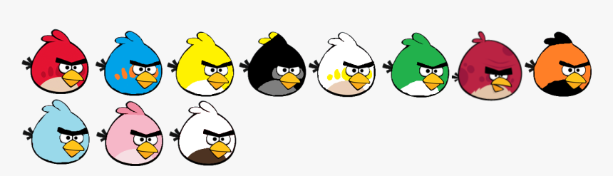 Angry Birds Fanon Wiki - Colour Of Angry Bird, HD Png Download, Free Download
