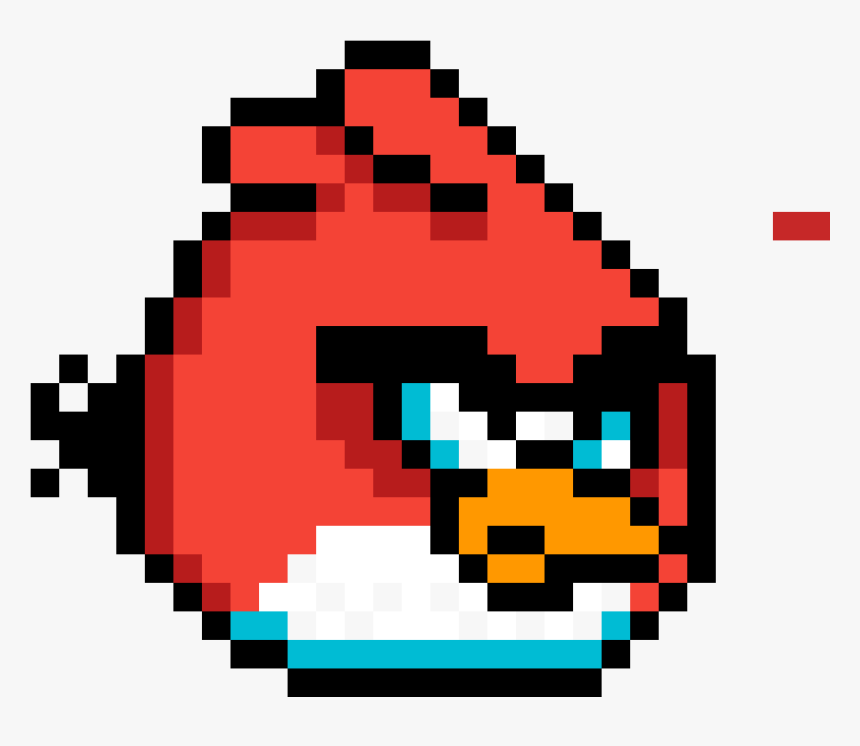 Minecraft Pixel Art Angry Birds Hd Png Download Kindpng