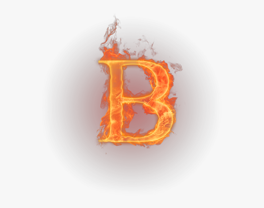 Английский Алфавит, Огненная Буква Б, Огонь, Пламя, - Fire B Letter Png, Transparent Png, Free Download