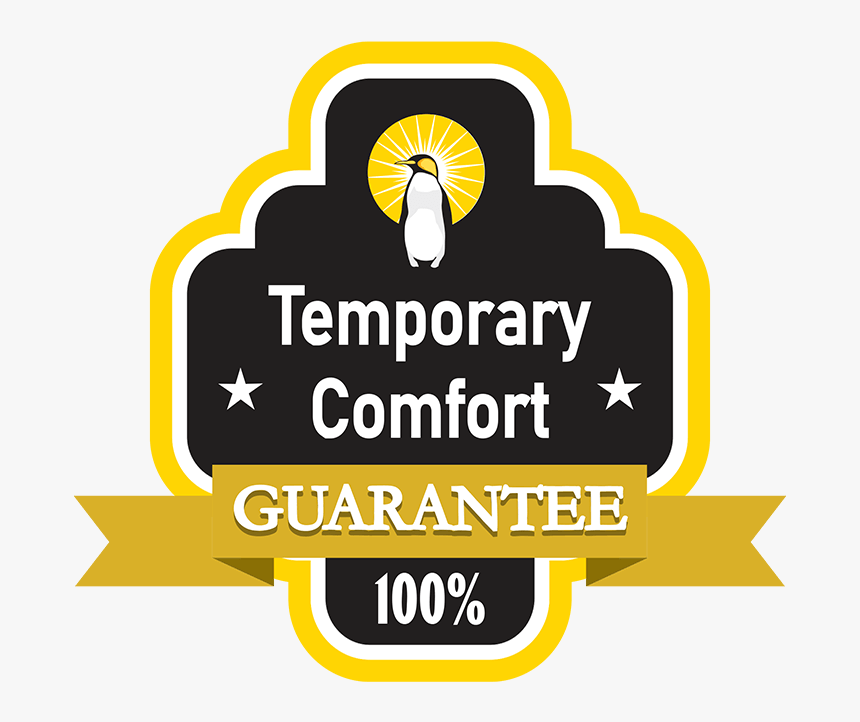 One Hundred Percent Temporary Comfort Guarantee - Illustration, HD Png Download, Free Download