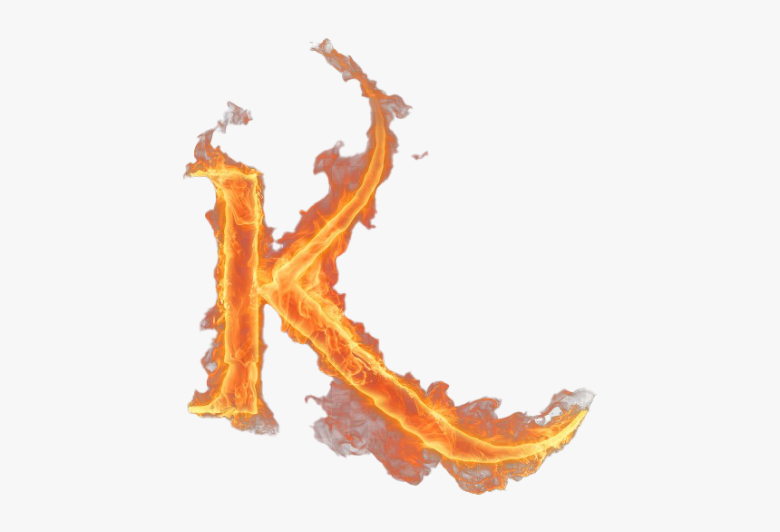 Fire K Letter Png Image - Alphabet, Transparent Png, Free Download