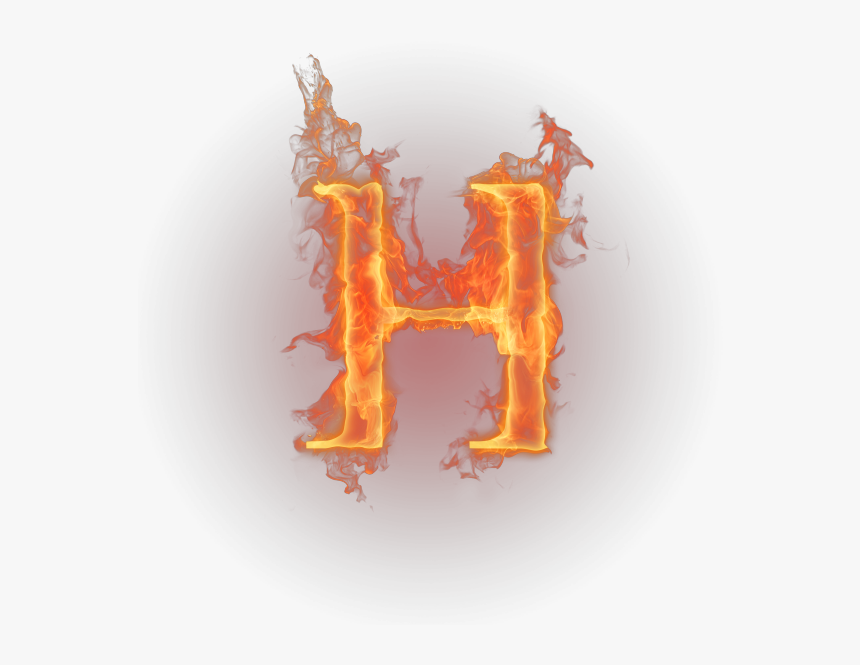 Английский Алфавит, Огненная Буква H, Огонь, Пламя, - Flaming Letter H Png, Transparent Png, Free Download