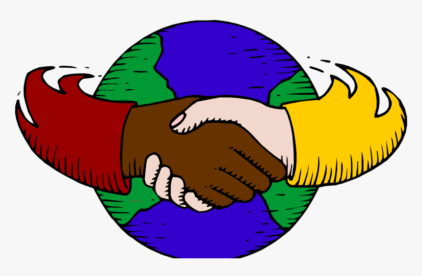 Global Clip Art Vector Illustration Amnesty International - Hand In Hand, HD Png Download, Free Download