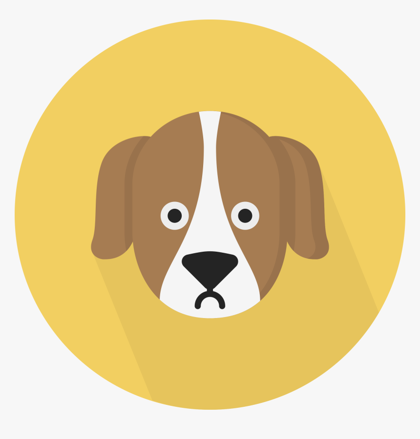 Breed,carnivore,sporting Art,illustration - Flat Dog Icon Png, Transparent Png, Free Download