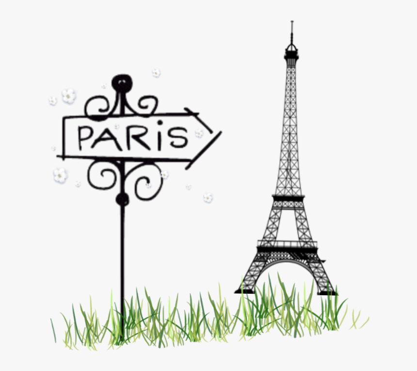 Transparent Eiffel Tower Png - Easy Cute Paris Drawings, Png Download, Free Download