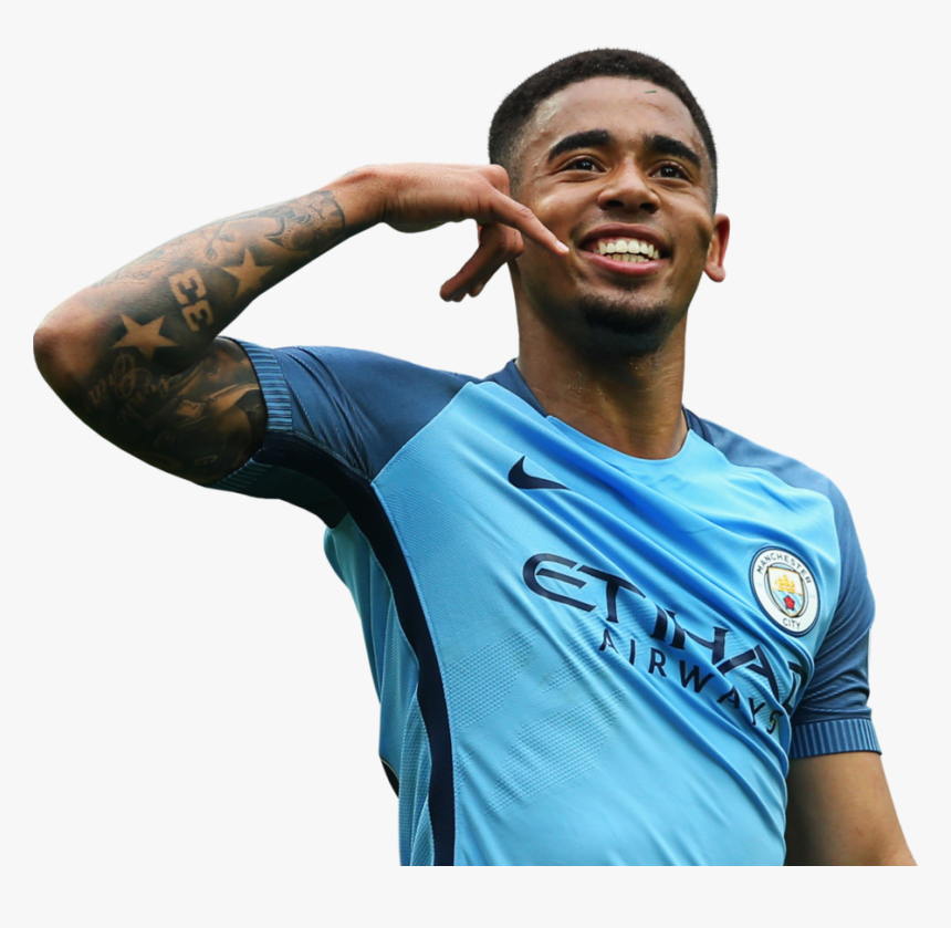 Thumb Image - Manchester City Gabriel Jesus Background, HD Png Download, Free Download