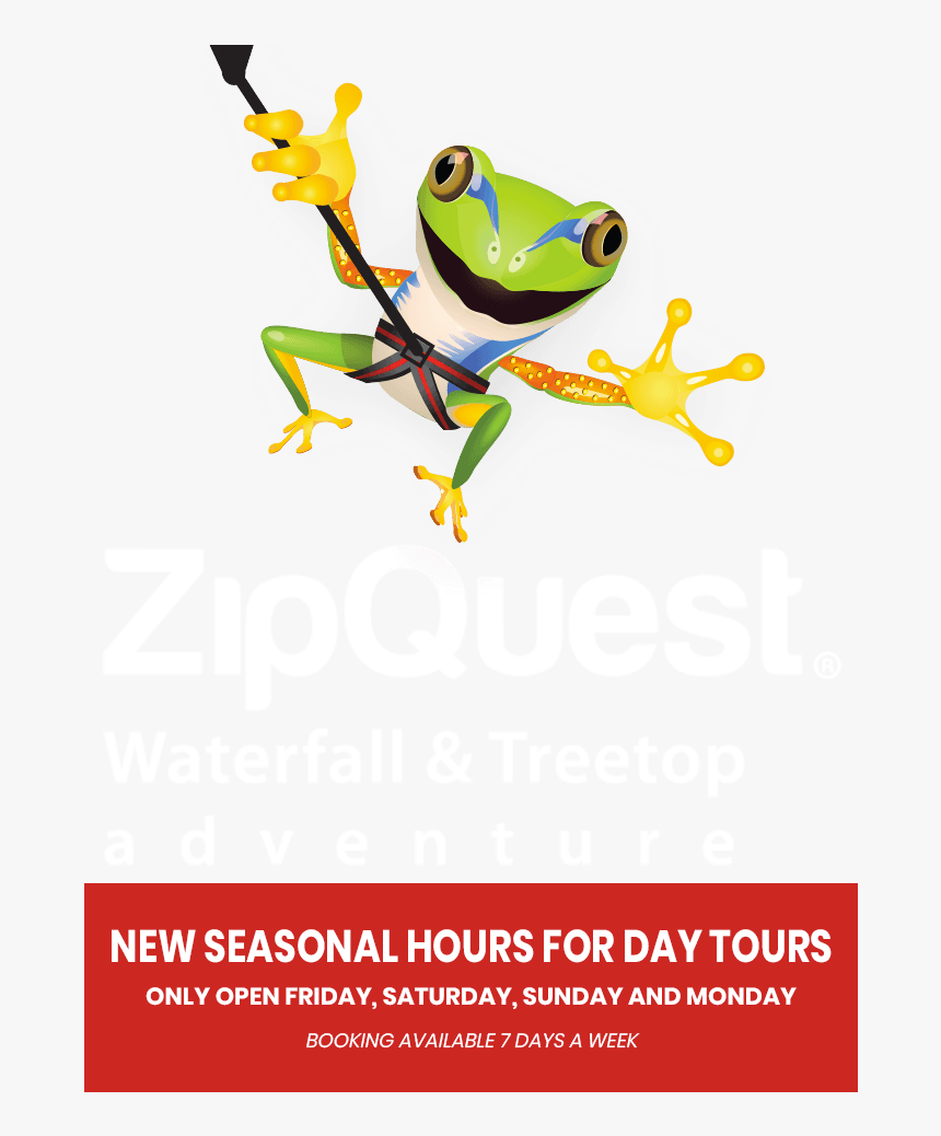 Zipquest Waterfall & Treetop Adventure - Zipquest, HD Png Download, Free Download
