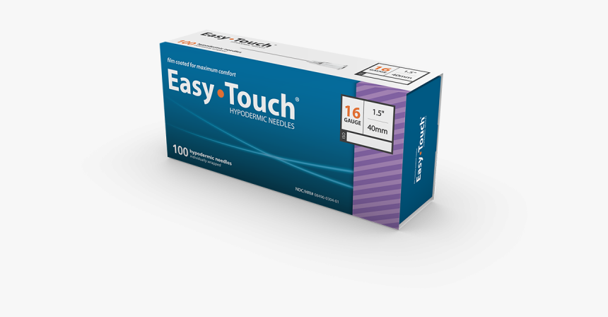Hypodermic Needle 16g X - Easytouch Hypodermic Needle 24 G, HD Png Download, Free Download