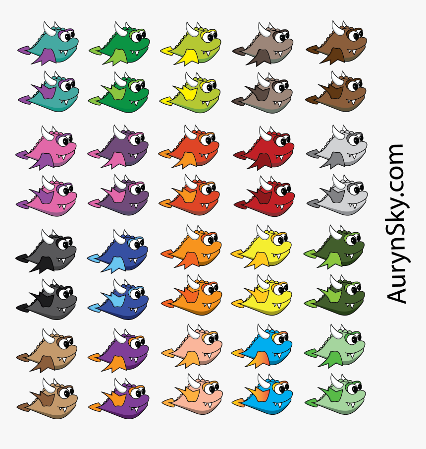 Preview - Free Dragon Sprite Sheet, HD Png Download, Free Download