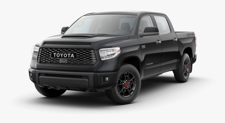19 Tundra Trd Pro Black Jelly Bean-resized - 2020 Toyota Tundra Trd Pro 5.7 L V8 Double Cab, HD Png Download, Free Download
