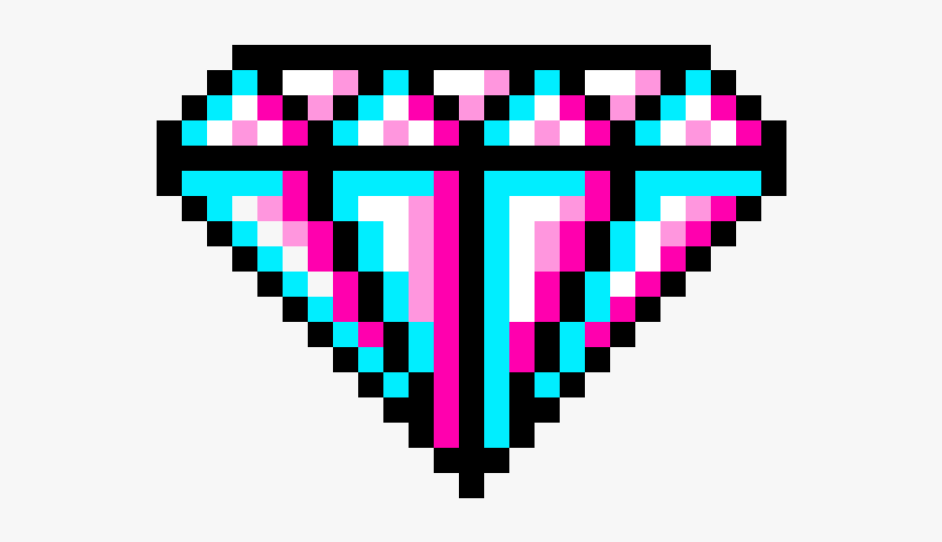 Diamond Pixel Art, HD Png Download, Free Download