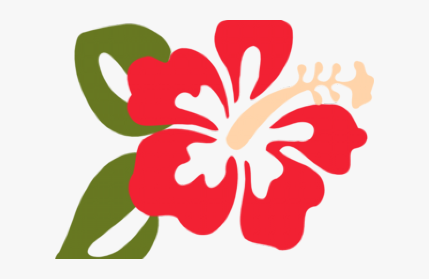Hibiscus Clipart Big Flower - Hawaiian Flower Clipart Png, Transparent Png, Free Download