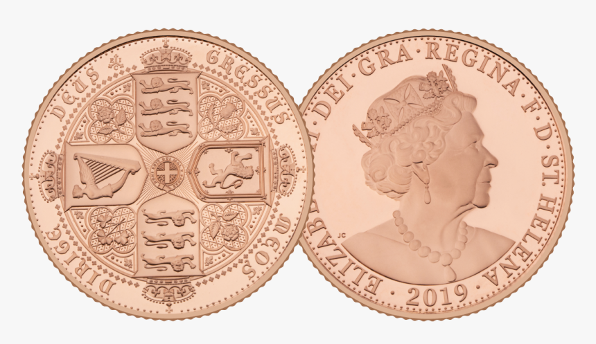 Transparent Cash Flying Png - 2019 Sovereign Gold Proof Coin, Png Download, Free Download
