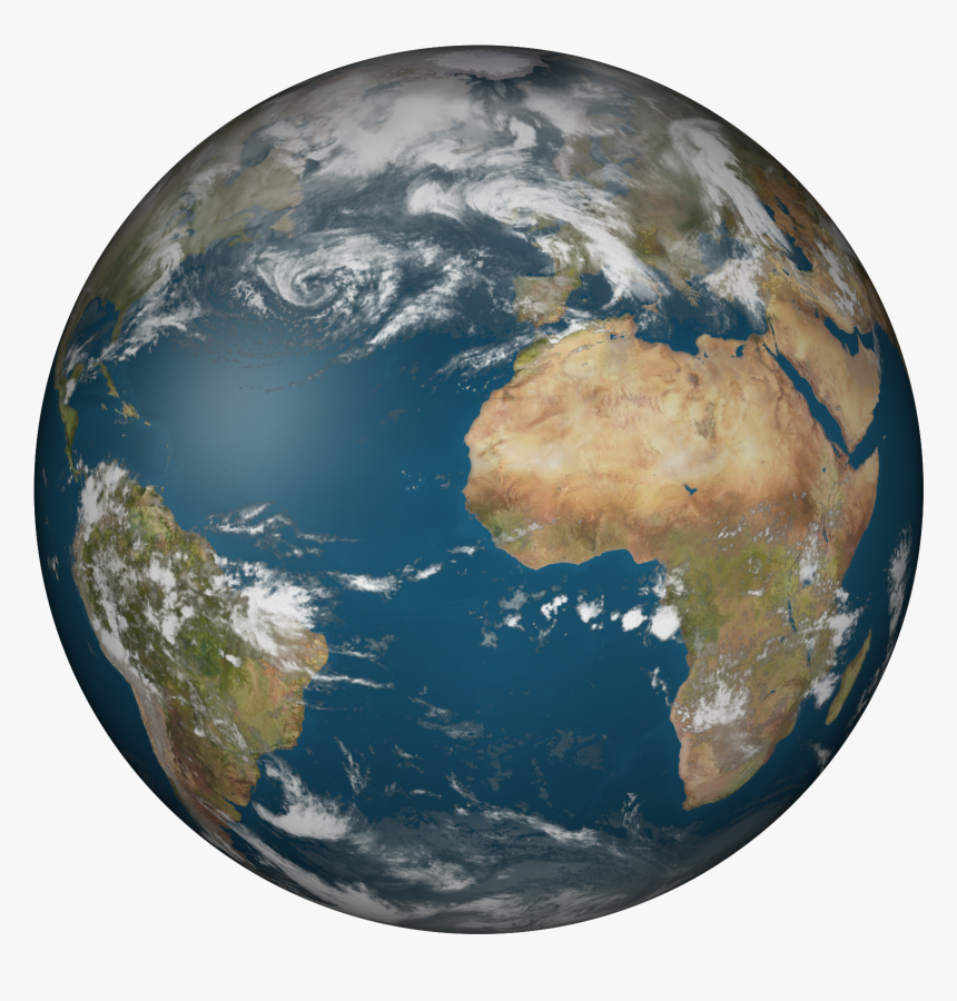 Earth From Space Without Clouds, HD Png Download, Free Download