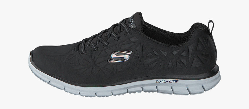 Skechers 22723 Bkw Bkw Sneakers & Sportsko Olr83f Kvindersko - Running Shoe, HD Png Download, Free Download