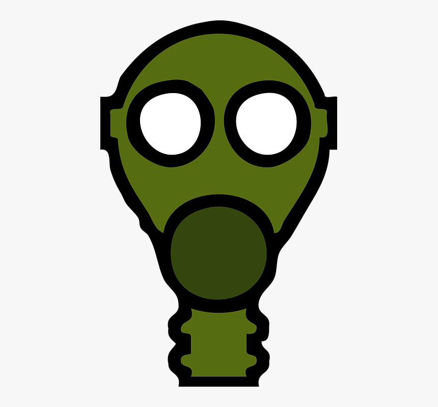Cartoon Gas Mask Ww2, HD Png Download, Free Download