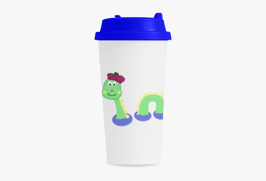 Loch Ness Monster Double Wall Plastic Mug - Water Bottle, HD Png Download, Free Download