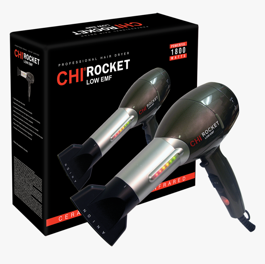 Chi Rocket Hair Dryer W Box - Hair Dryer, HD Png Download, Free Download