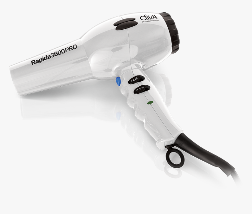 Diva Rapida 3600 Pro Hairdryer White Hair Dryer Hd Png Download Kindpng - roblox blow dryer