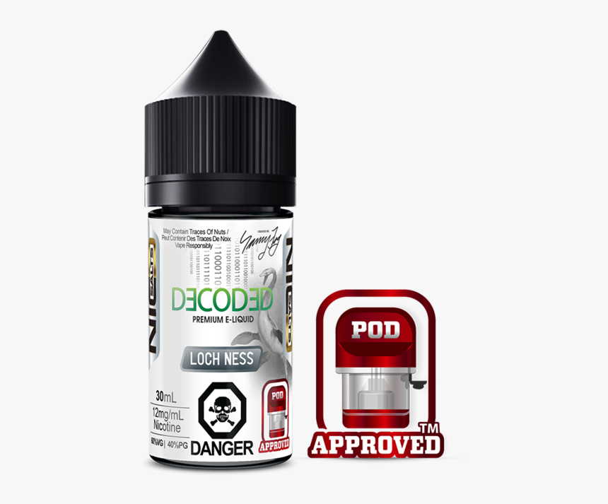 Decoded Loch Ness Vape Juice E Liquid E Juice" Title="decoded, HD Png
