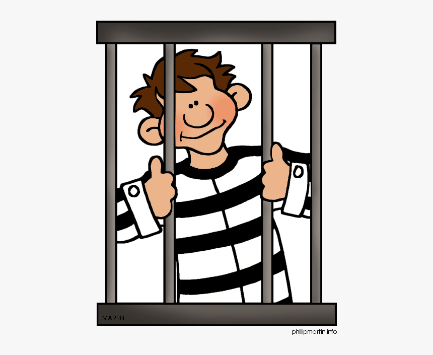 Clip Art Guy In Jail Clipart - Jail Clipart, HD Png Download, Free Download