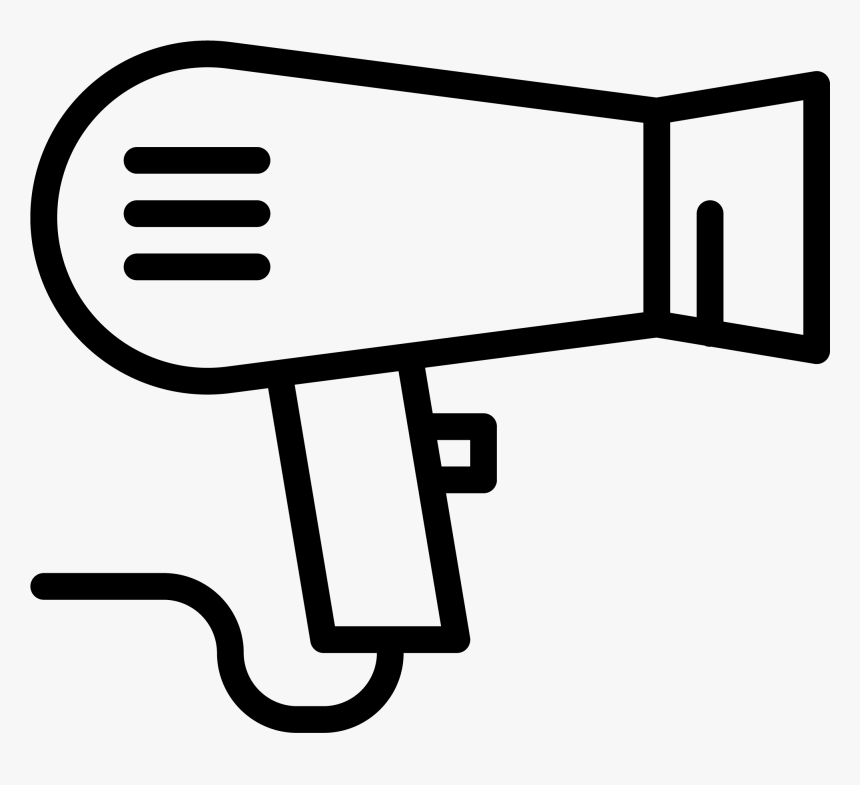 Hairdryer,clipart - Secador De Pelo Icon Png, Transparent Png, Free Download