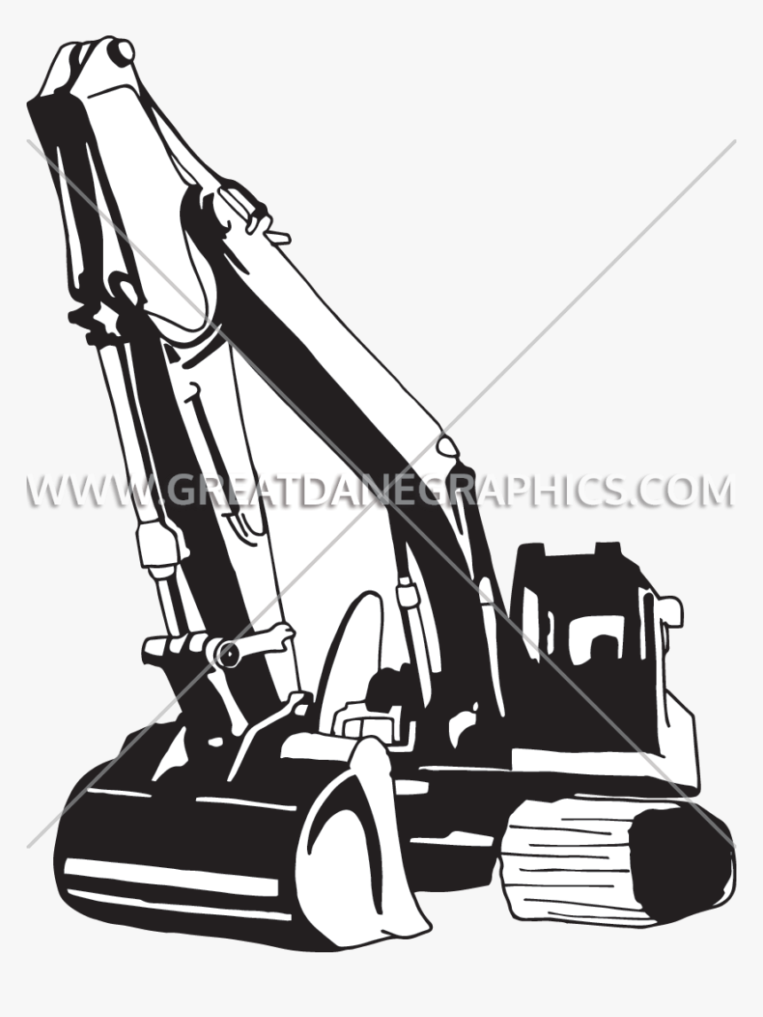 Backhoe Drawing At Getdrawings - Case Equipment Drawing, HD Png Download, Free Download