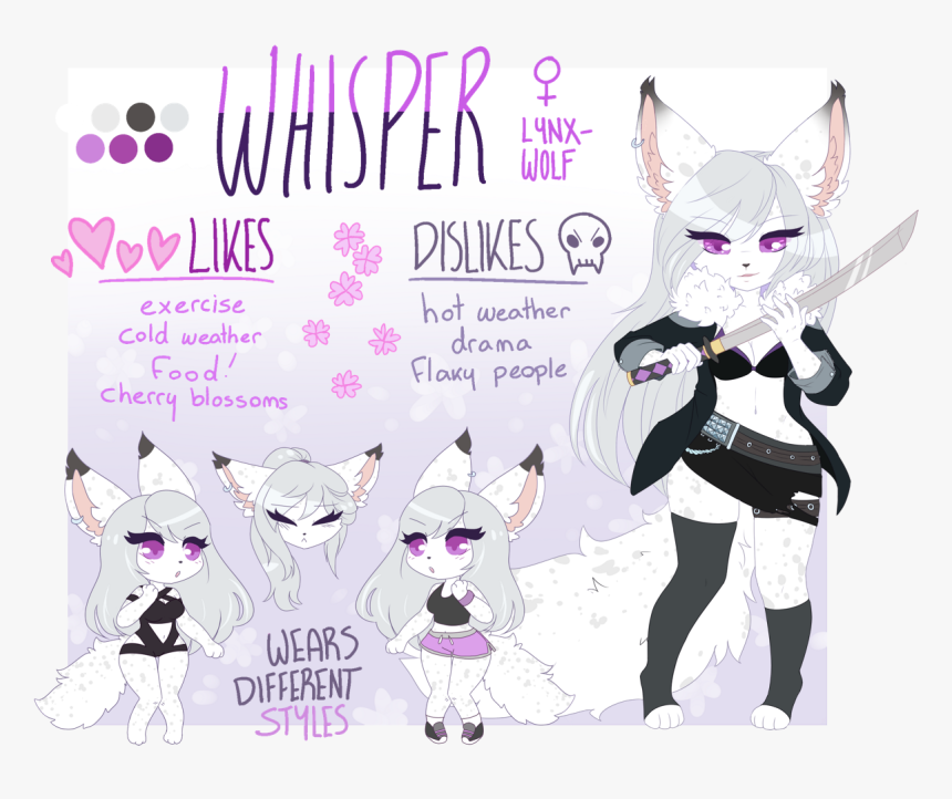 Whisper Png -whisper Ref [comm] - Cartoon, Transparent Png, Free Download