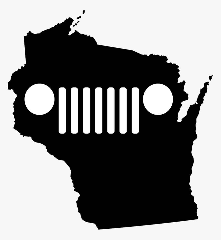 Wisconsin State Capitol Sticker Decal - Wisconsin Jeep Decal, HD Png Download, Free Download