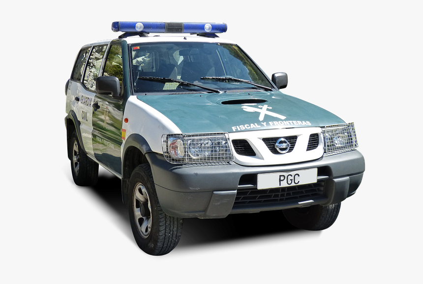 Transparent Police Car Clipart - Coche Guardia Civil Png, Png Download, Free Download