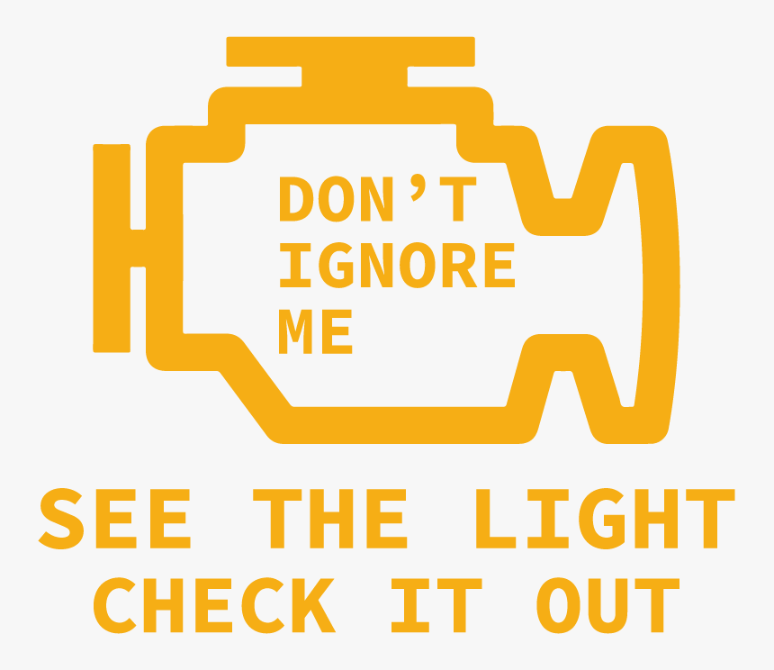 Check Engine Light Logo - Graphic Design, HD Png Download, Free Download