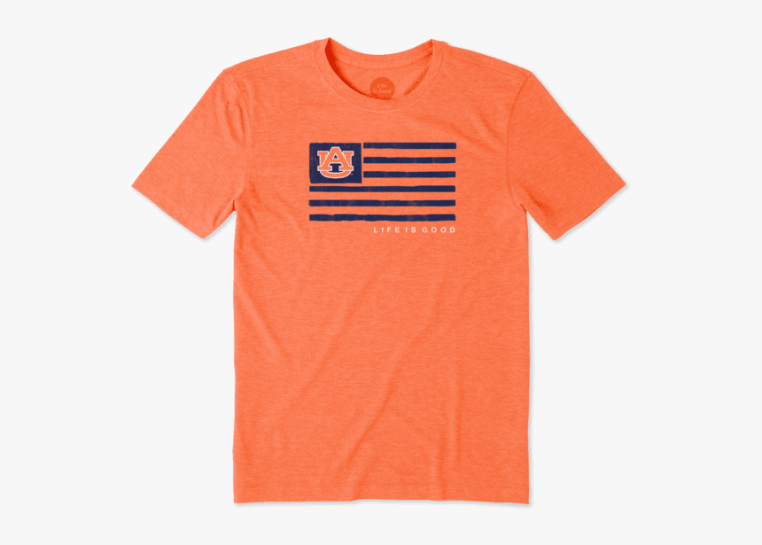 Men"s Auburn Tigers Team Flag Cool Tee - T-shirt, HD Png Download, Free Download