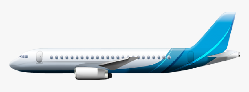 Blue Plane Png Image - Transparent Transparent Background Airplane, Png Download, Free Download