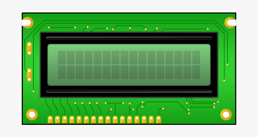 Lcd - Display Lcd 16x2 Png, Transparent Png, Free Download